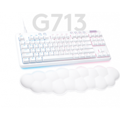 Bàn phím Logitech Aurora G713 White Mist | TKL - RGB - Có dây