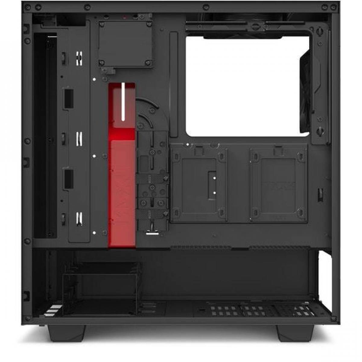 Case NZXT H510i MATTE BLACK/RED