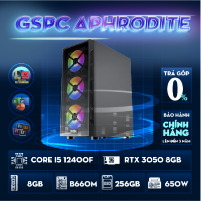 GSPC Aphrodite (i5 12400f - B660M - 8GB - RTX 3050 - 256GB)