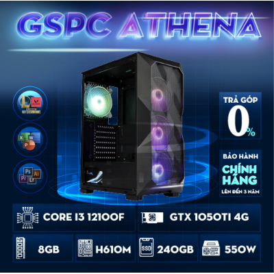 GSPC  Athena (i3 12100f - H610M - 8GB - GTX 1050ti 4GB - 256GB)