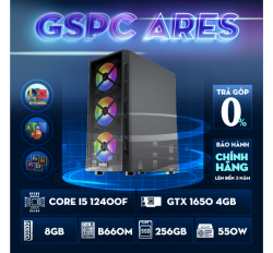 GSPC Ares ( i5 12400f - B660M - 8GB - GTX 1650 - 256GB)