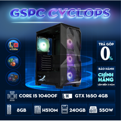 GSPC Cyclops (i5 10th - 1650 4G - 8GB)