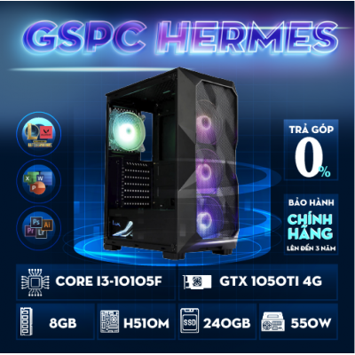 GSPC Hermes (i3 10th - 1050ti 4GB - 8GB)