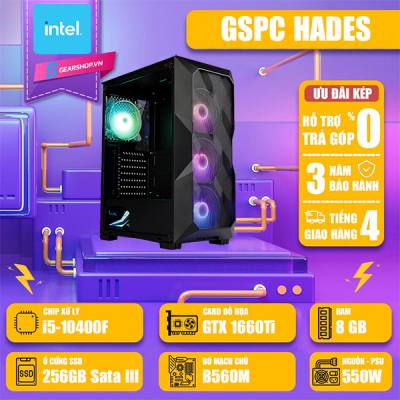 GSPC Hades | i5 10400F - 8GB - GTX 1660Ti