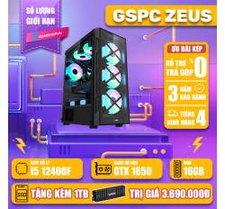 GSPC Zeus tặng kèm SSD 1 TB | i5 12400f - H610M - 16GB - GTX 1650