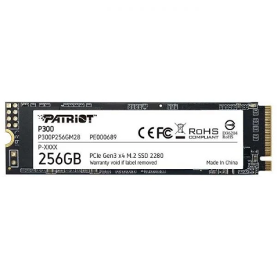 SSD Patriot P300 256Gb M.2 NVMe PCIe Gen3x4