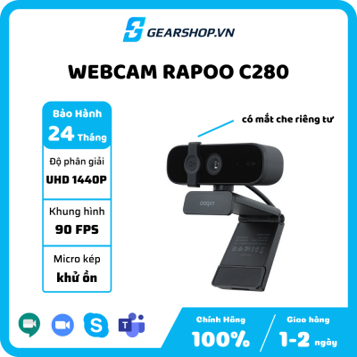 Webcam Rapoo C280 UHD 1440p