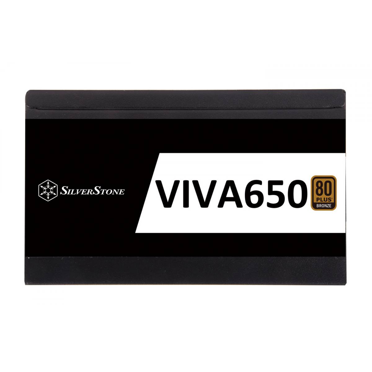 Nguồn Silverstone Viva 650 - 80 Plus Bronze