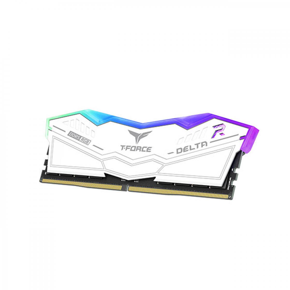 RAM TEAM T-Force Delta White RGB | 2x16GB - DDR5 - 5200MHz