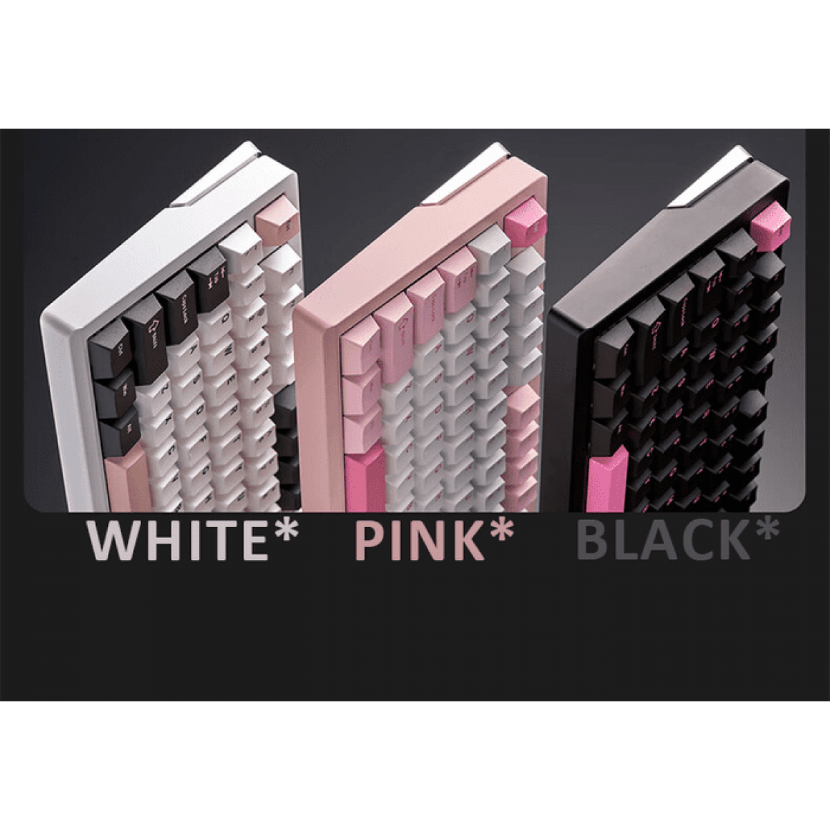 Bàn phím VGN VXE75 Trans Pink | Không dây - Nhôm - RGB