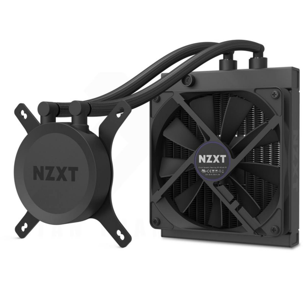 NZXT H1 MATTE BLACK (Case with PSU, AIO, and Riser Card)