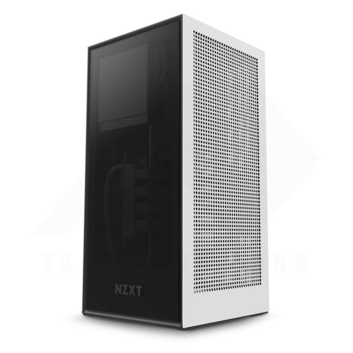NZXT H1 MATTE WHITE (Case with PSU, AIO, and Riser Card)